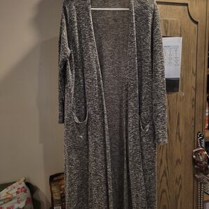 LuLaRoe Charcoal Open Front Cardigan